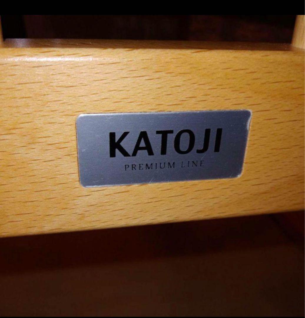 KATOJI　ハイタイプ　ベビーベッド　ツーオープン　ナチュラル