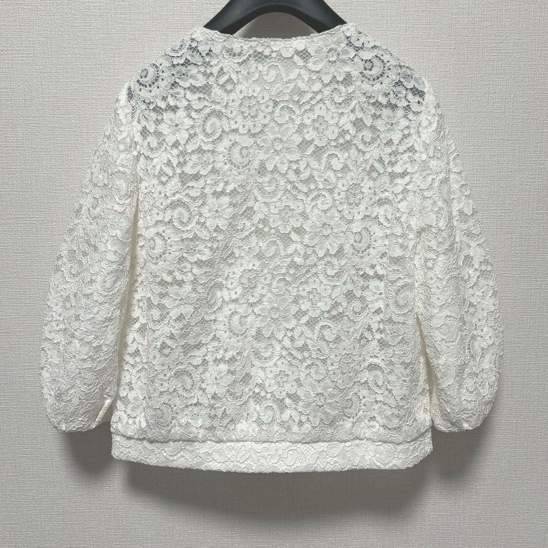 Rene レース ダブルジップ ジャケット ブルゾン