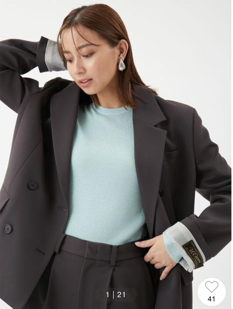 【新品未使用】今期新作！MilaOwen(ミラ オーウェン)ジャケット