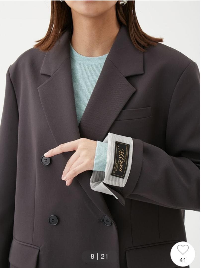 【新品未使用】今期新作！MilaOwen(ミラ オーウェン)ジャケット