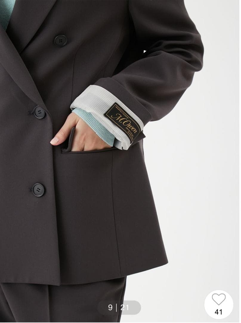 【新品未使用】今期新作！MilaOwen(ミラ オーウェン)ジャケット