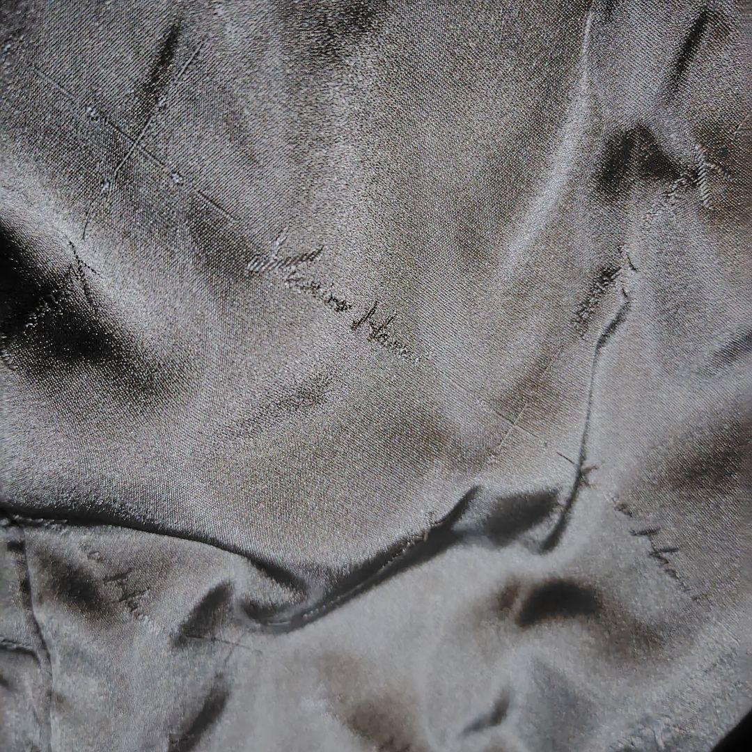 yukiko hanai フォックスファーコート 動物の顔付き　濃青