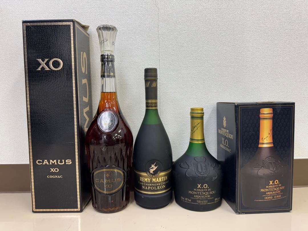 未開栓 ブランデー CAMUS NAPOLEON REMYMARTIN 3本