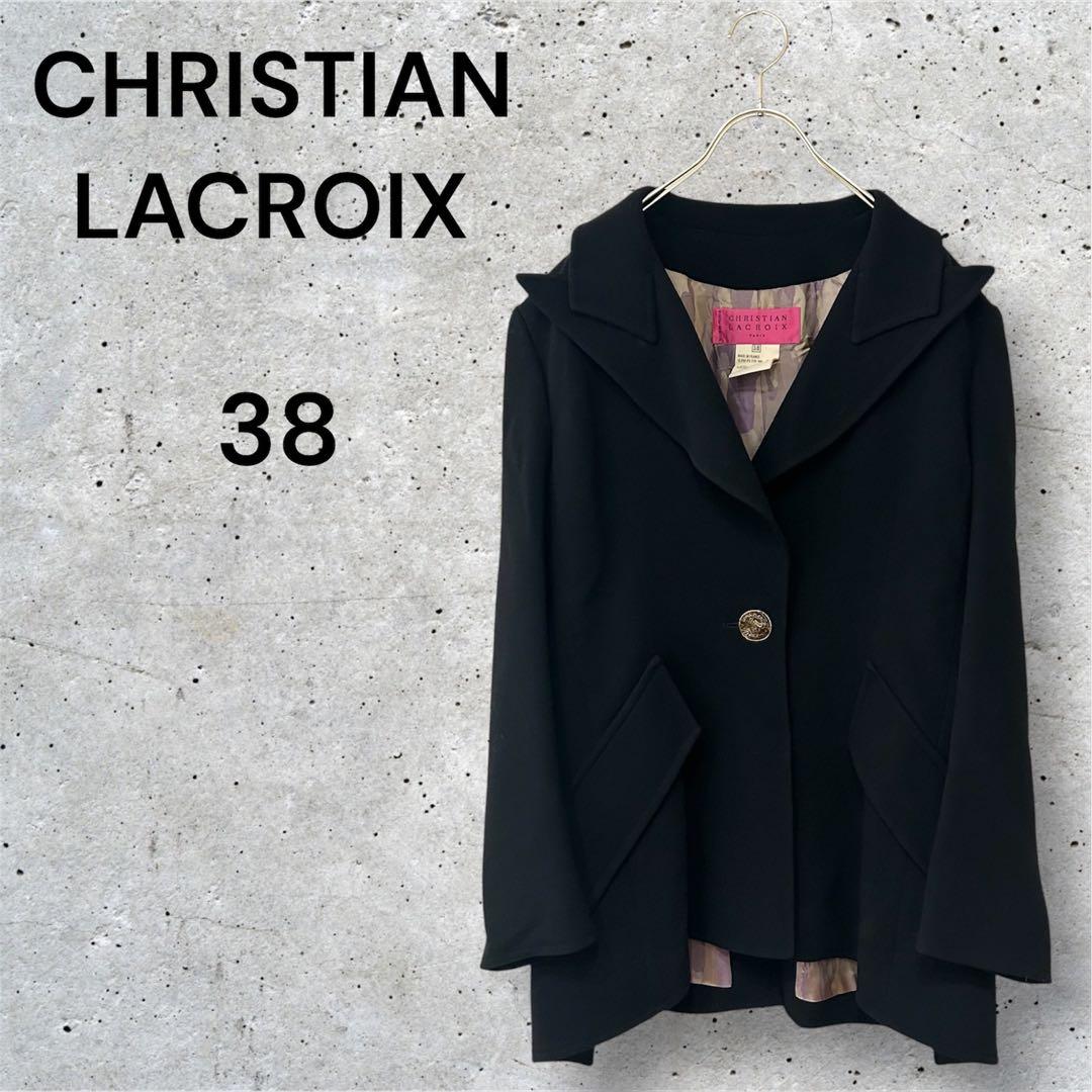 クリスチャン・ラクロワ テーラードジャケット シンプル オフィス フォーマル