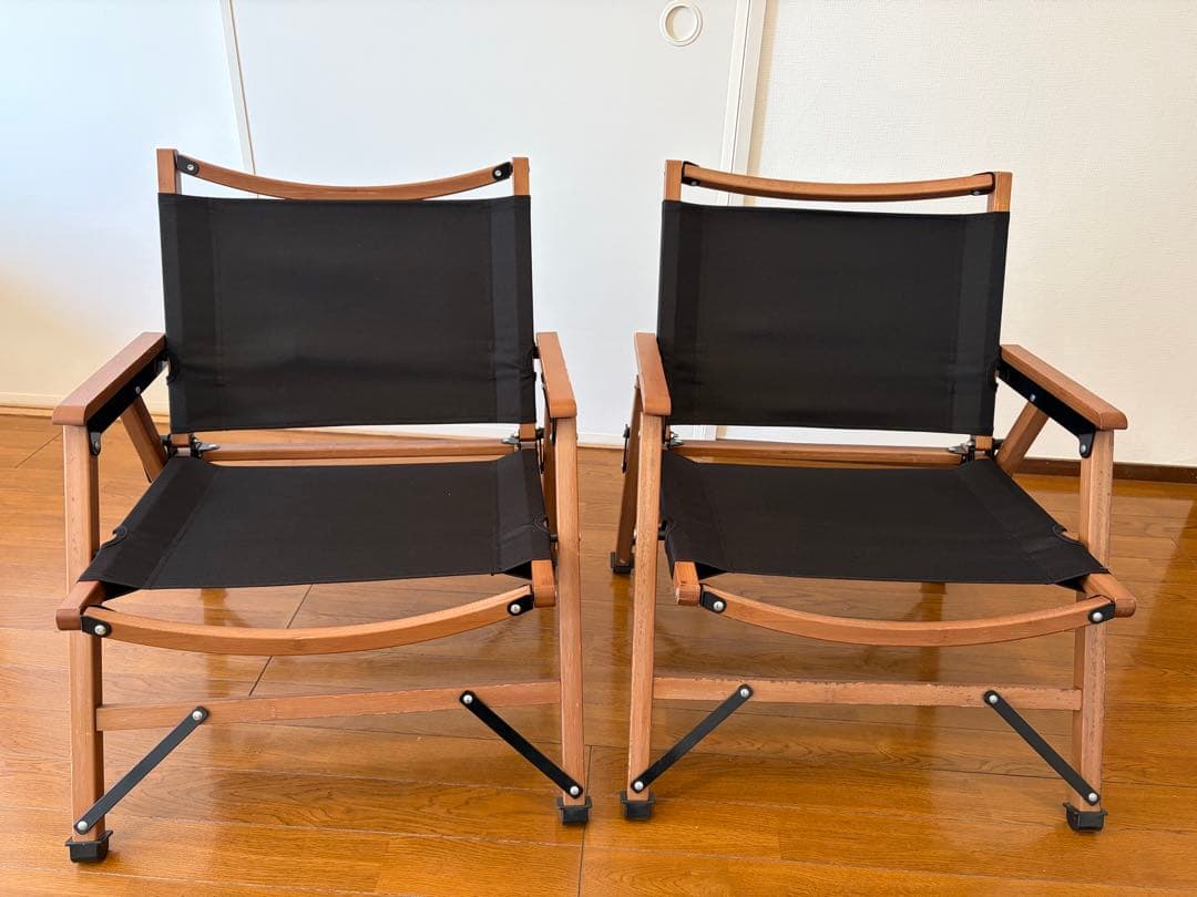 BUNDOKロースタイル チェア BAMBOO BD-114 2脚セット