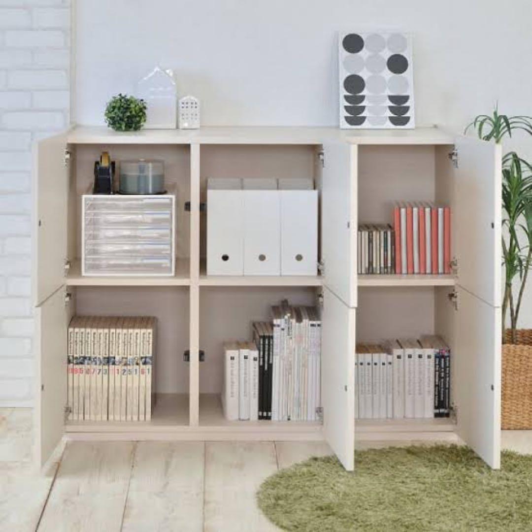 ★美品★ ニトリ 6枚ドアキャビネット