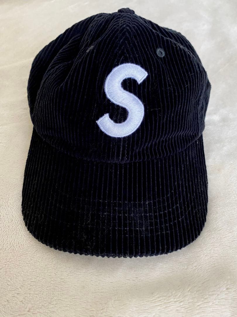 【新品未使用】supreme Corduroy 6panl cap ブラック