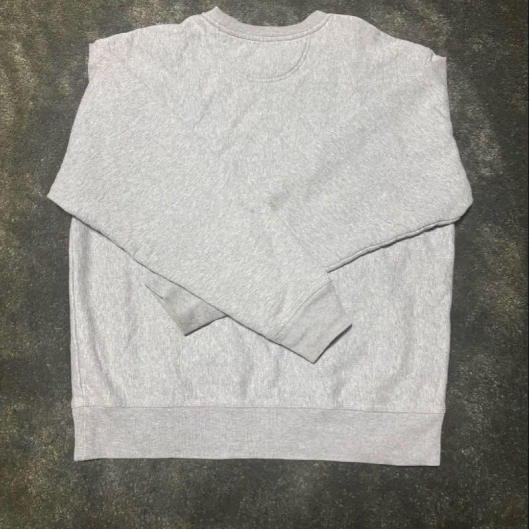 STÜSSY ステューシー スウェット トレーナー グレー M ロゴ刺繍