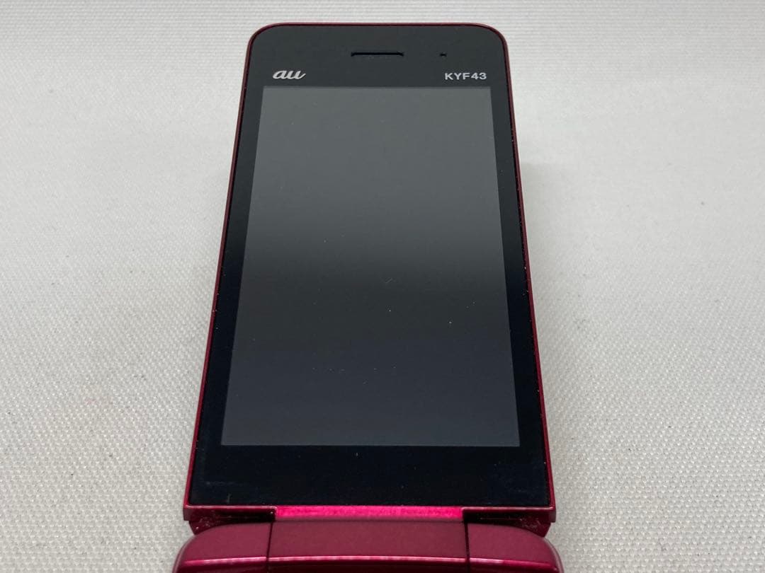 美品　au　KYF43　SIMフリー　かんたんケータイ　a01a217dd