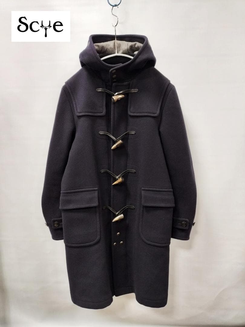 サイ/カシミヤ混ロングダッフルコート良質/肉厚/SIZE 40/定価97900円