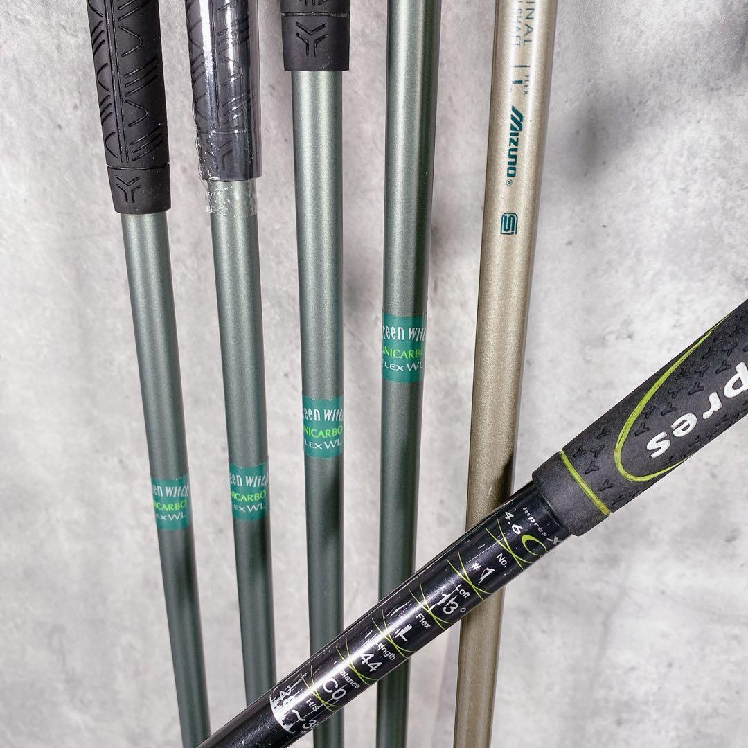 T130 ヤマハ 他 ゴルフクラブ レディース セット 白 かわいい 花