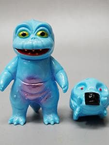 【新品未開封】サンガッツ本舗　ミニラ＆モスラ幼虫/ソフビ　WF2026W