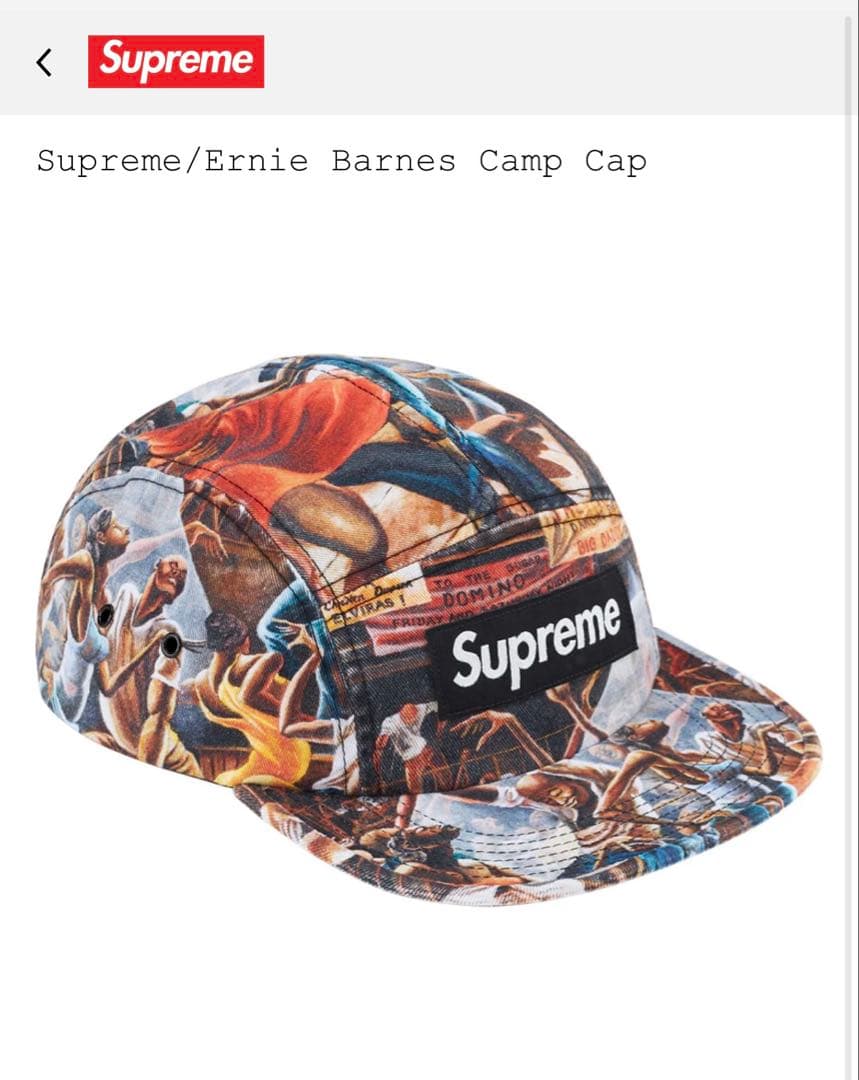 帽子 Supreme x Ernie Barnes Camp Cap