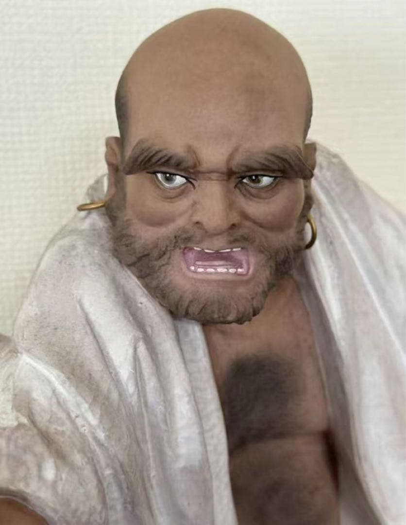 時代物 無形文化財 博多人形　師中村衍涯作　達磨『喝』　置物