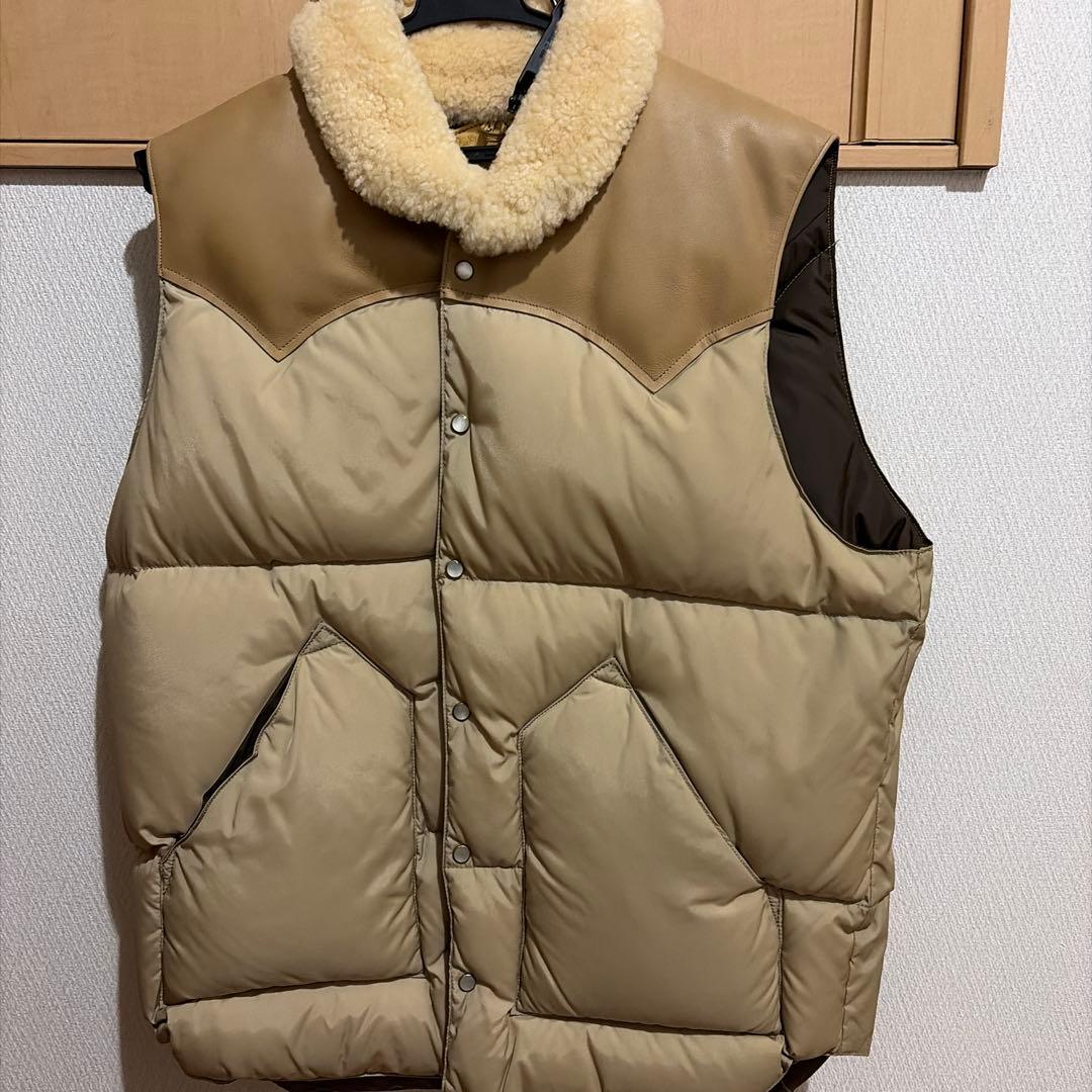 ベージュ ダウンベスト サイズ40