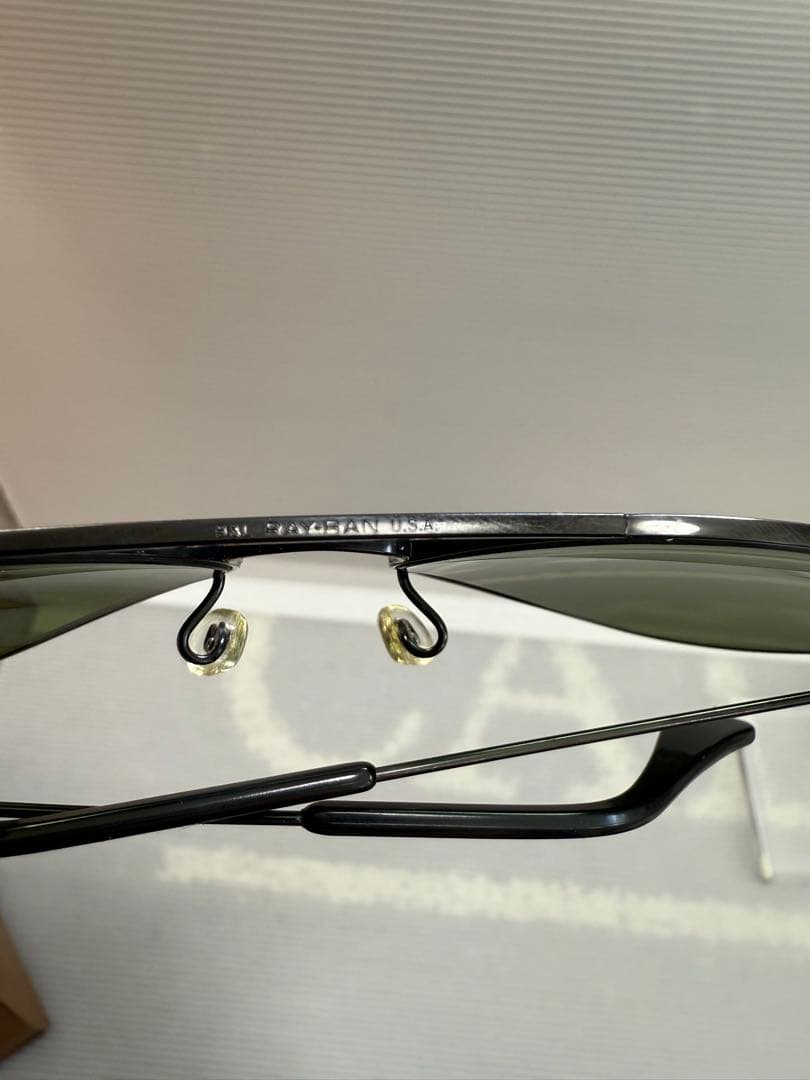 B&L USA レイバン ブラック メタル ミドルグリーン ♯3