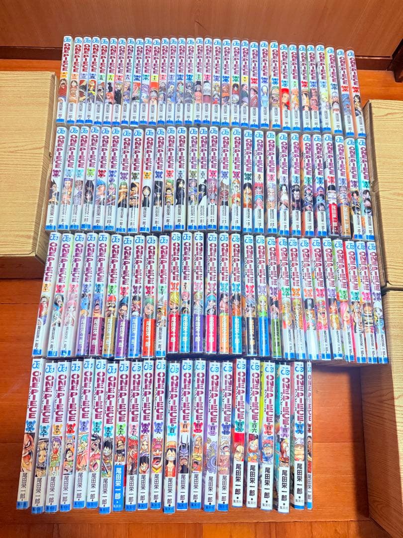 【全巻透明フィルムカバー付き】ONE PIECE 1～109巻➕おまけ