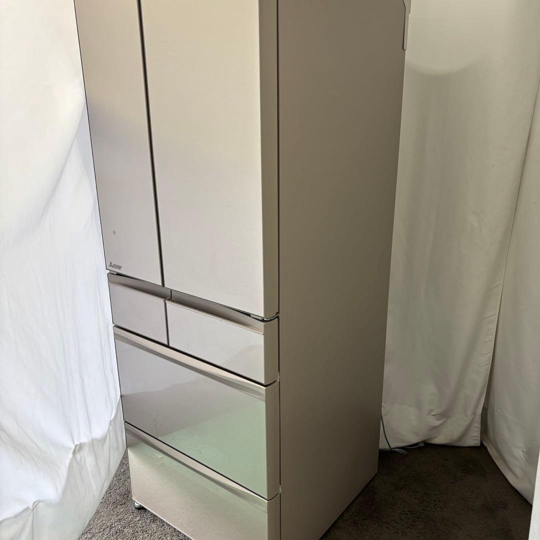 ★599　三菱　冷蔵庫　大型　500ℓ級　フレンチドア　設置無料　中古　安い‼️