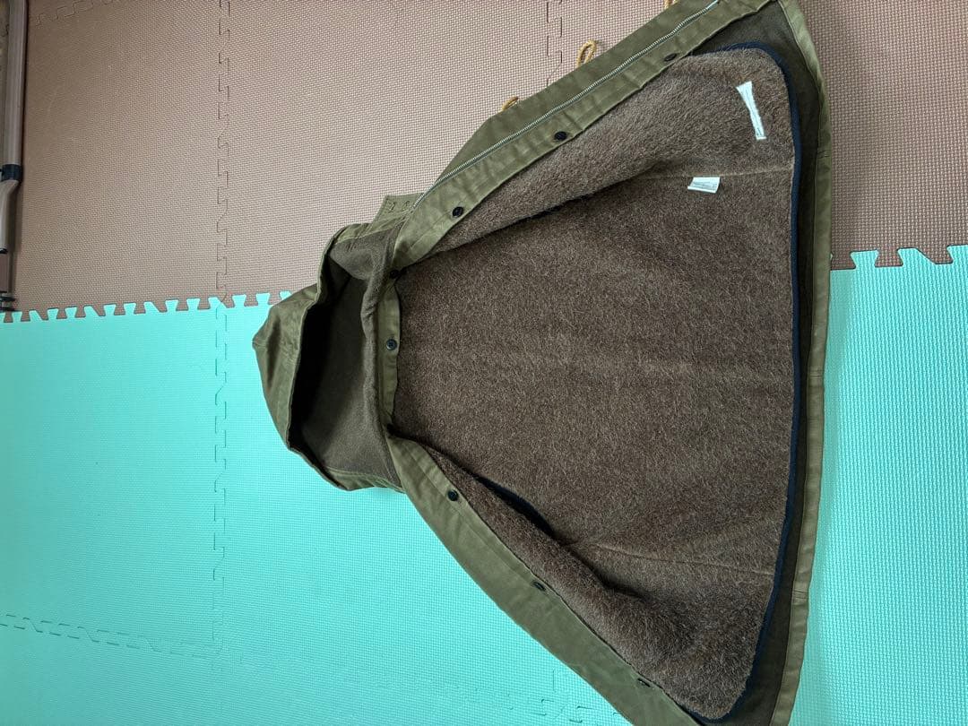 ジェラード　フード付きダッフルベスト オリーブグリーン　JELADO