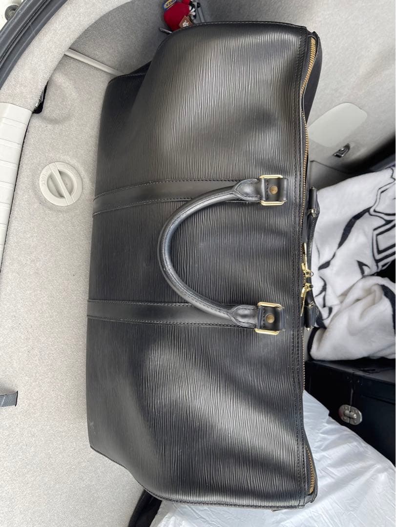 Louis Vuitton エピレザー キーポル50ブラック ボストンバッグ