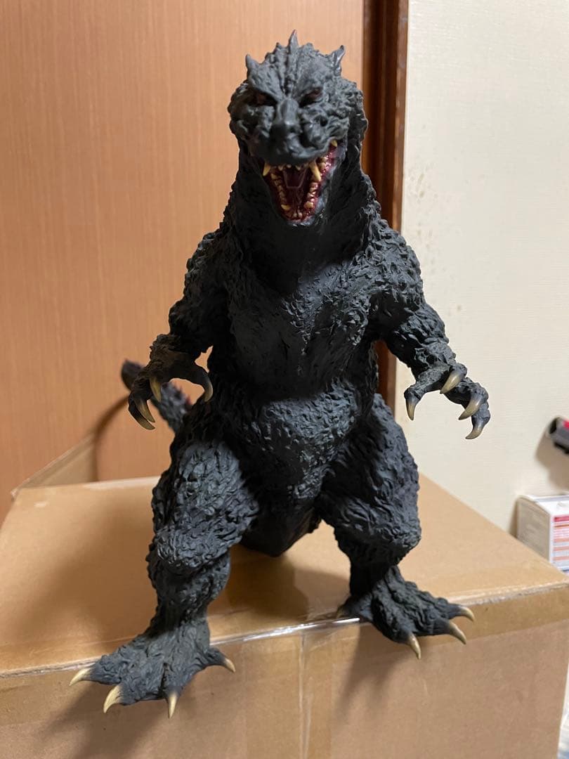 ゴジラ2000 ミレニアム ひな形レプリカ ソフビ版 メタリックレッドVer.