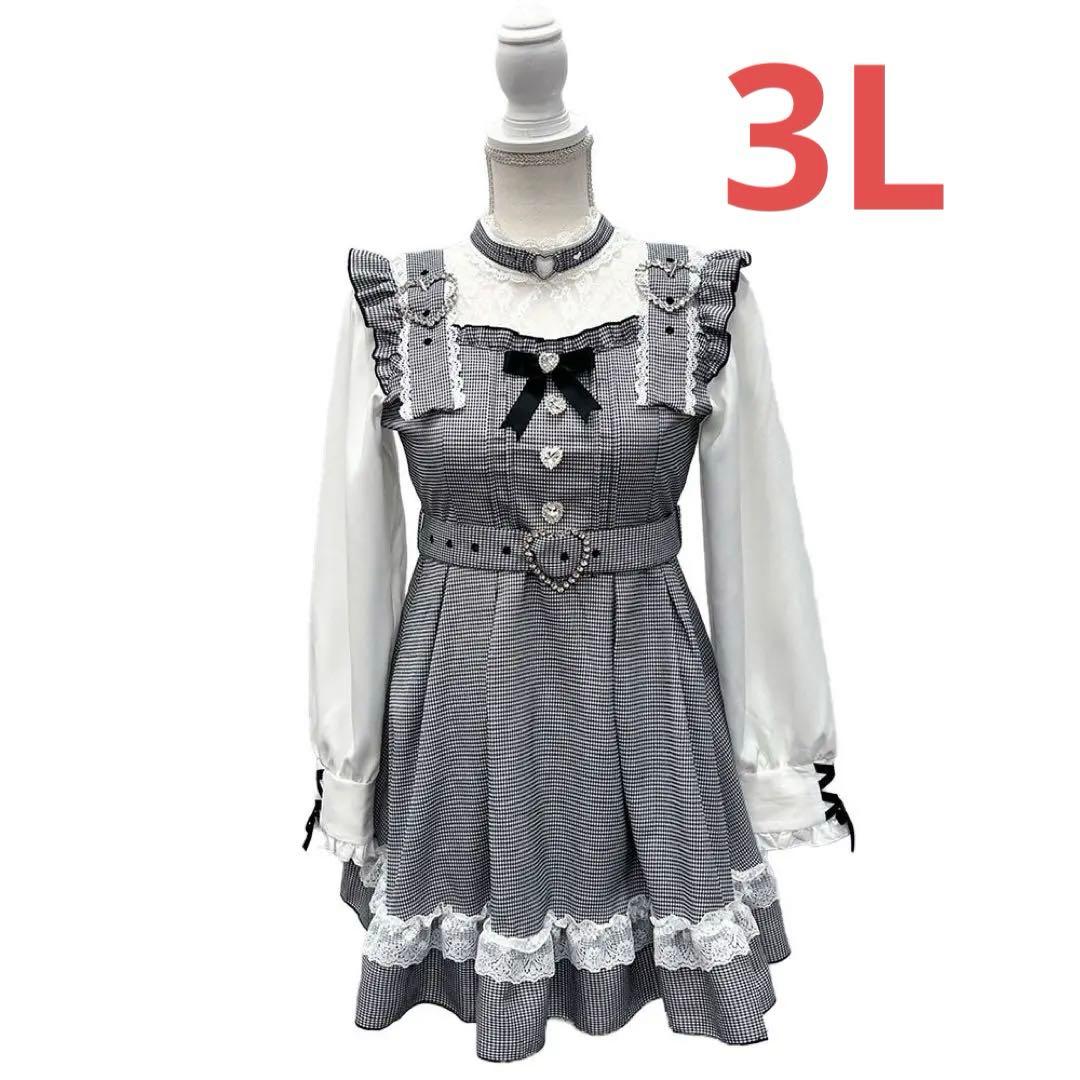 ハートチョーカーベルトレースワンピース　DearMyLove