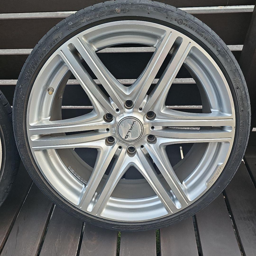 20インチ シルバー 5スポークホイールセット