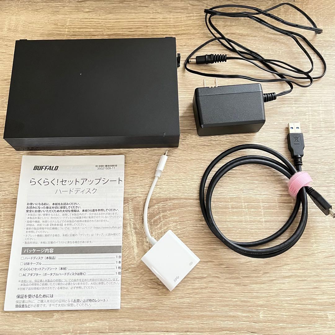 BUFFALO 外付けHDD 【2TB】 HD-NRLD2.0U3-BA