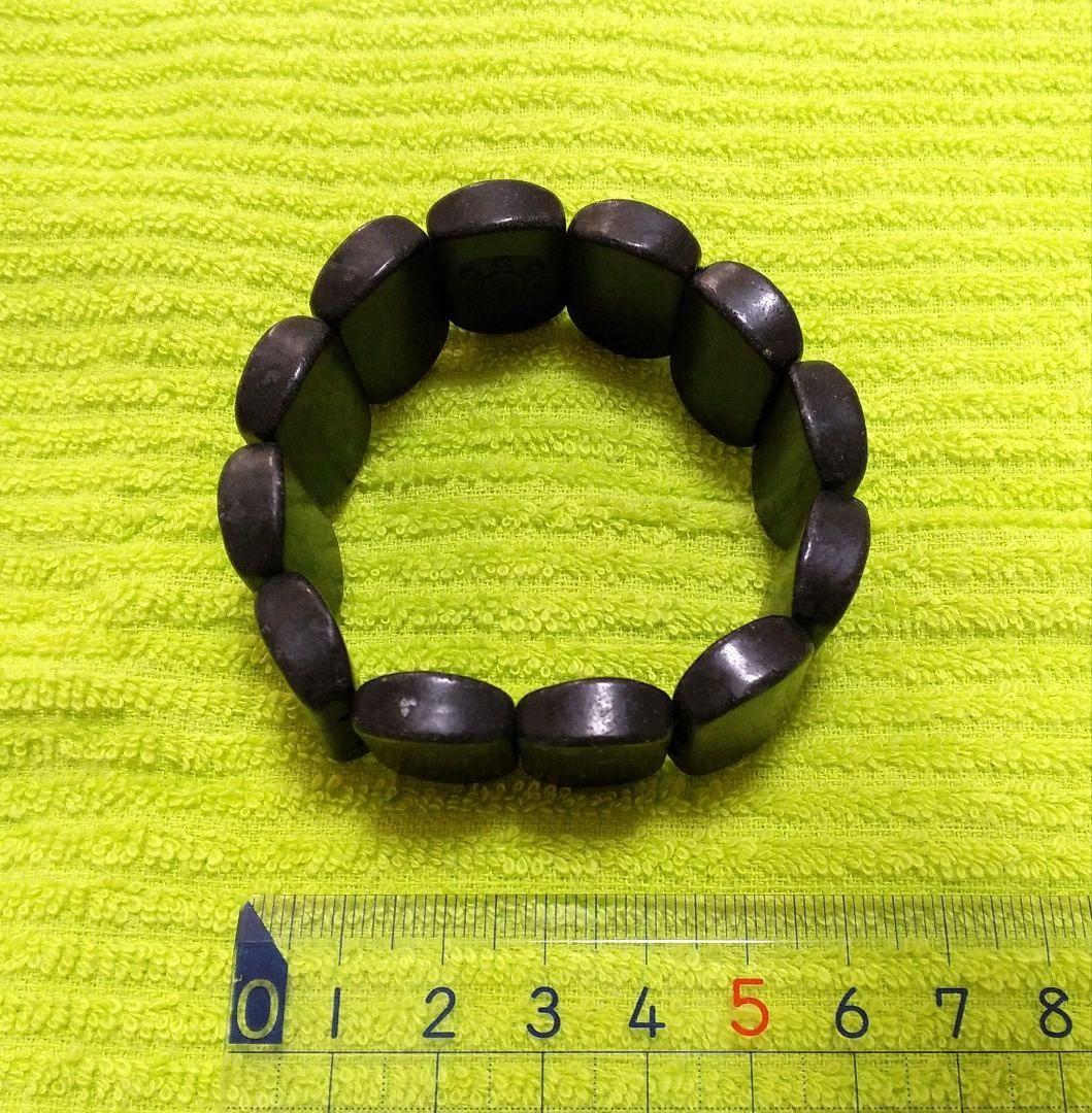 GEMMOVE 貴蛇紋石ブレスレット 12コマ 箱なし