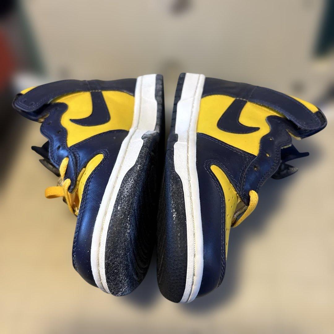 新春お年玉特価NIKE DUNK HIGH LE 8 ミシガンカラー ビンテージ