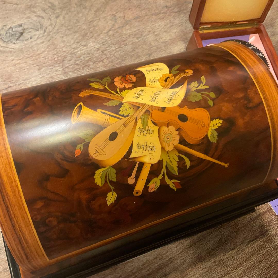 美品！REUGE リュージュ ディスク交換式 ドーム型 オルゴール 動作確認済