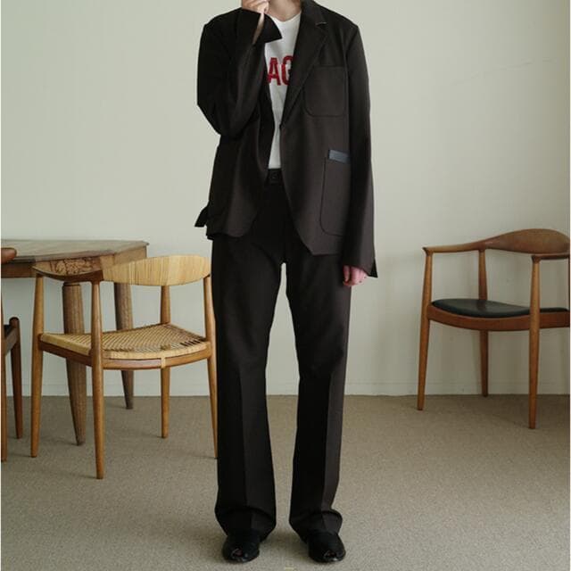 新品 SUNSEA N.M THICKEND w/耳 ロング パンツ