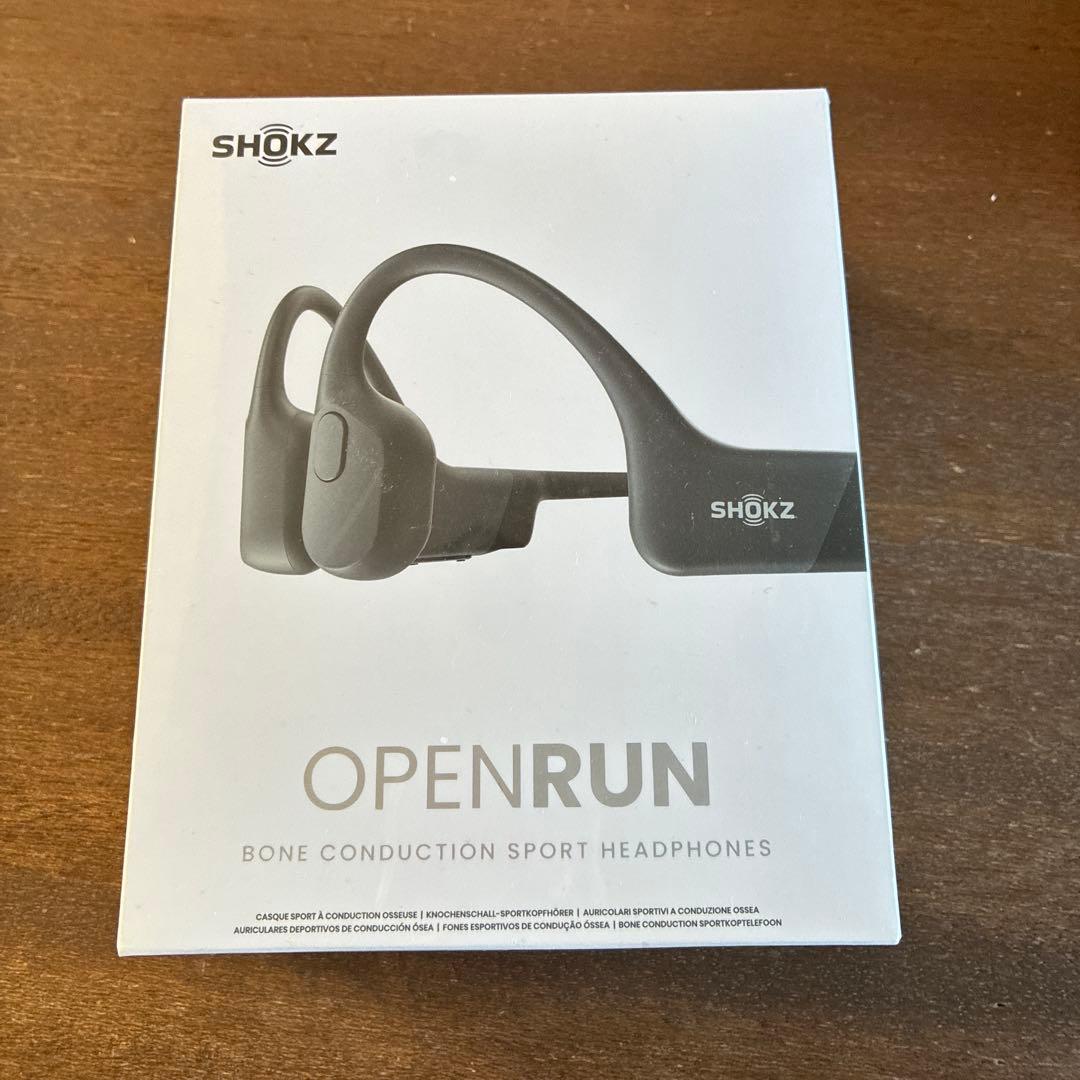 未開封　SHOKZ OPENRUN 骨伝導ヘッドフォン ブラック