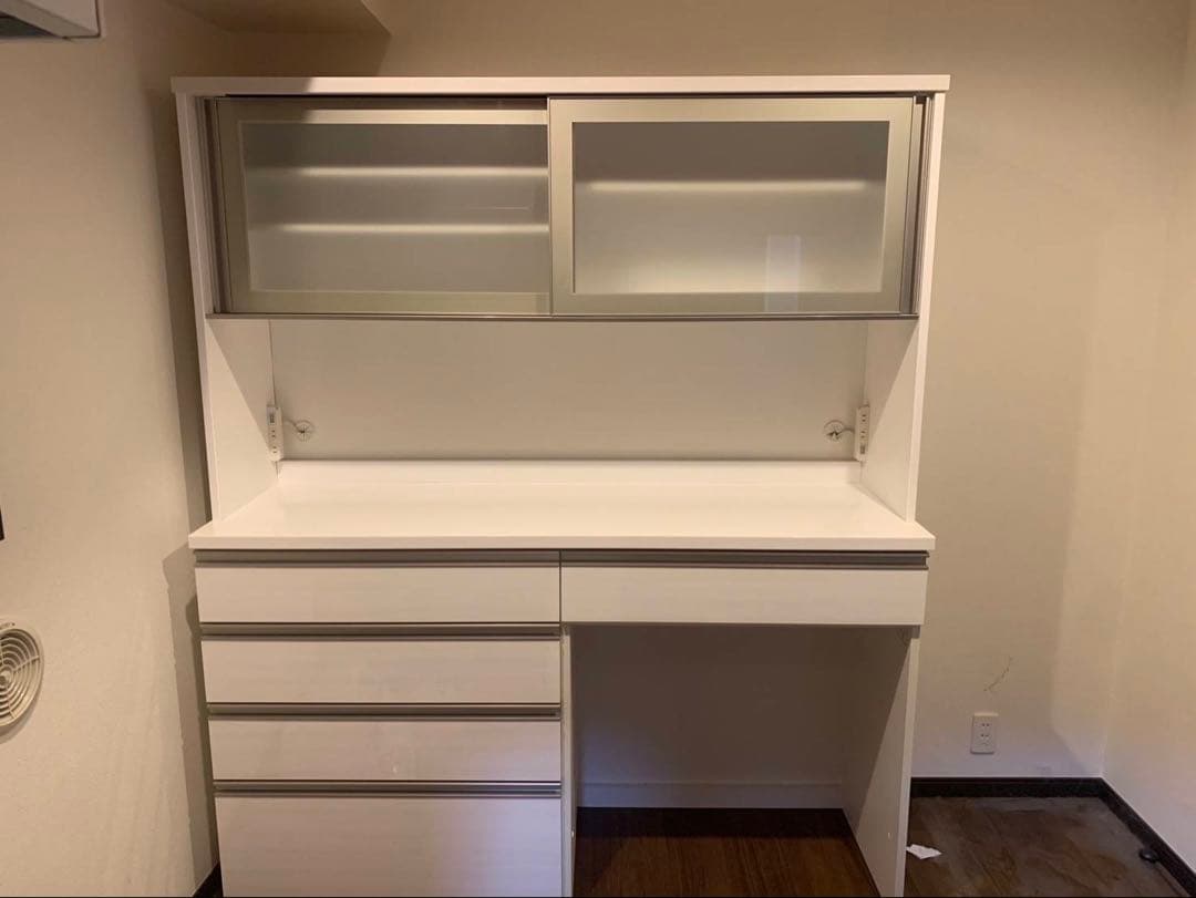 ＊東京都付近限定品＊NITORI キッチンボード 食器棚 リガーレ160
