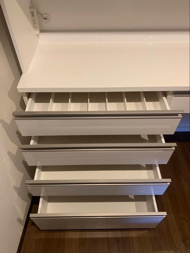 ＊東京都付近限定品＊NITORI キッチンボード 食器棚 リガーレ160