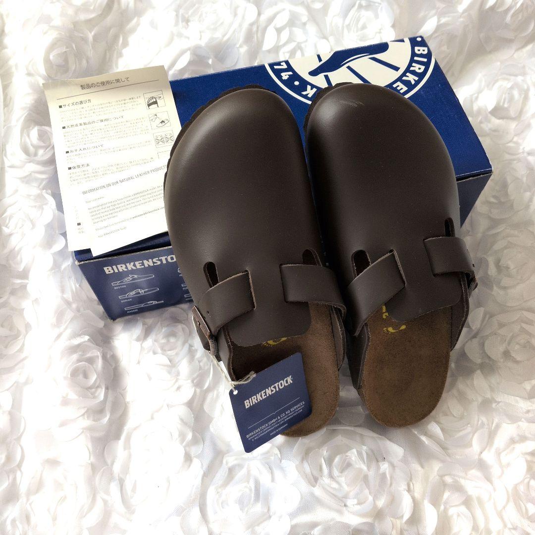 BIRKENSTOCK サボ・クロッグサンダル 37 ダークブラウン