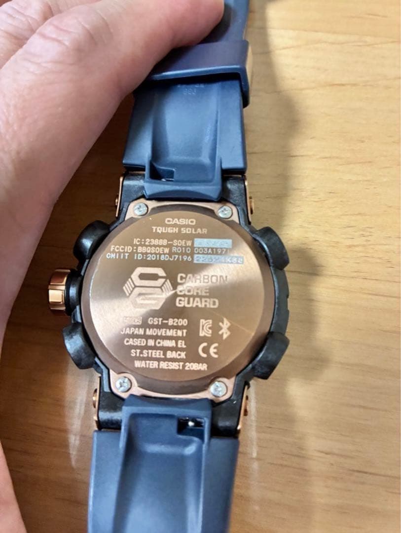 り*た様 CASIO G-SHOCK GST-B200 ローズゴールド