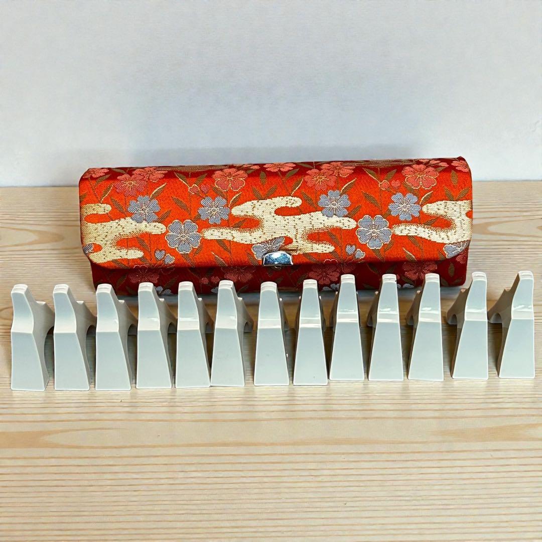 高級琴✨付属品多数✨ フルセット❣️13弦 琴 並甲 木目良好 蒔絵入りケース付き