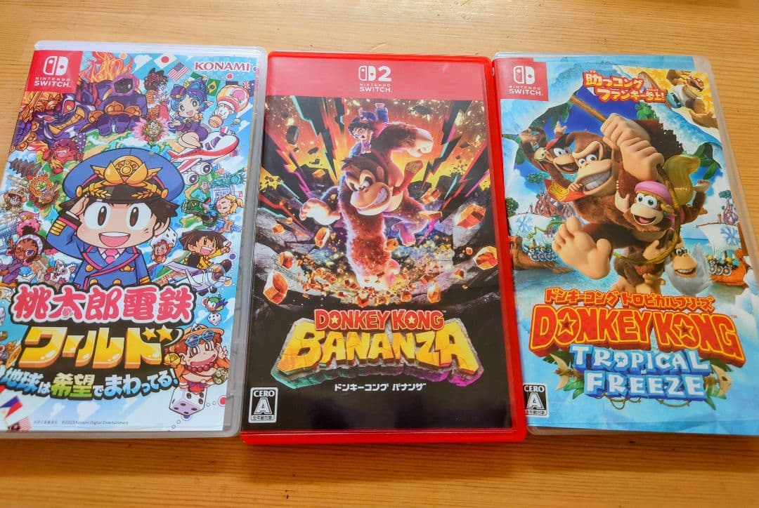 ドンキーコング バナンザ・トロピカル フリーズ・桃太郎電鉄ワールドの セット