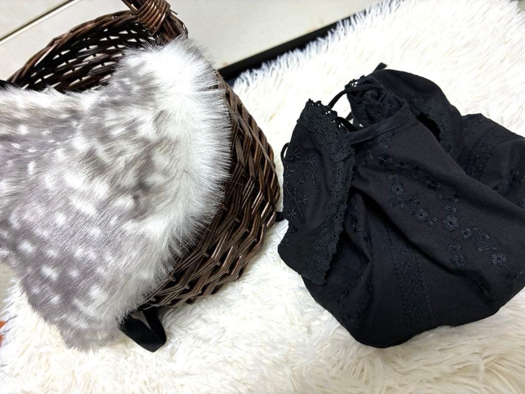 【kazumixSamansaMos2】 マルチウェイレース カゴバッグSM2