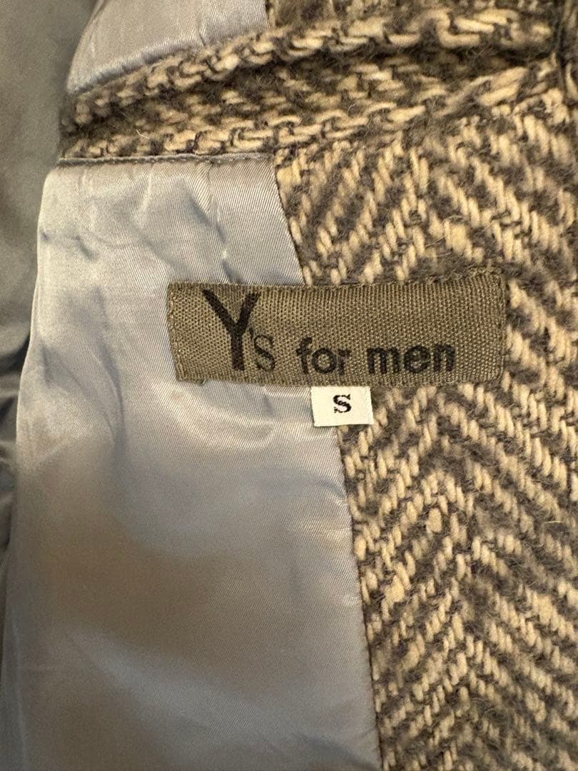 Y’s for men ヘリンボーン柄 ウールジャケット 90s