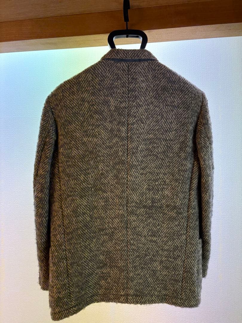 Y’s for men ヘリンボーン柄 ウールジャケット 90s