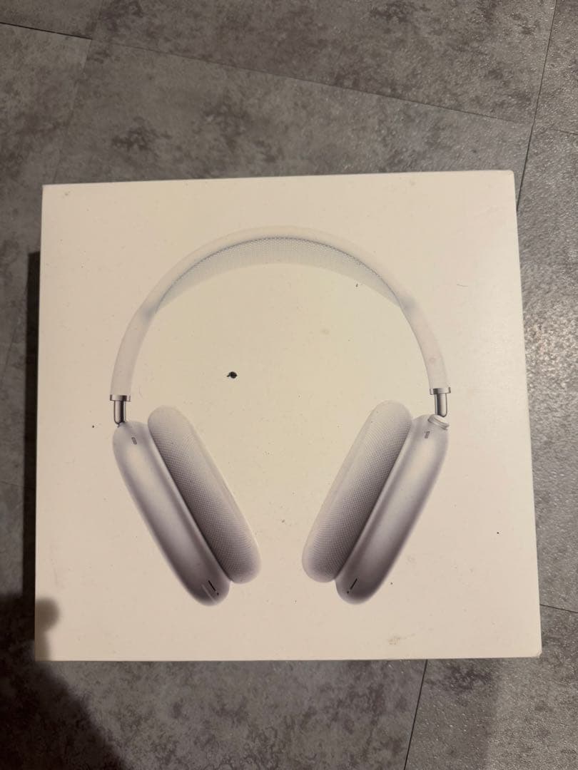 シルバー ワイヤレスヘッドフォン 本体