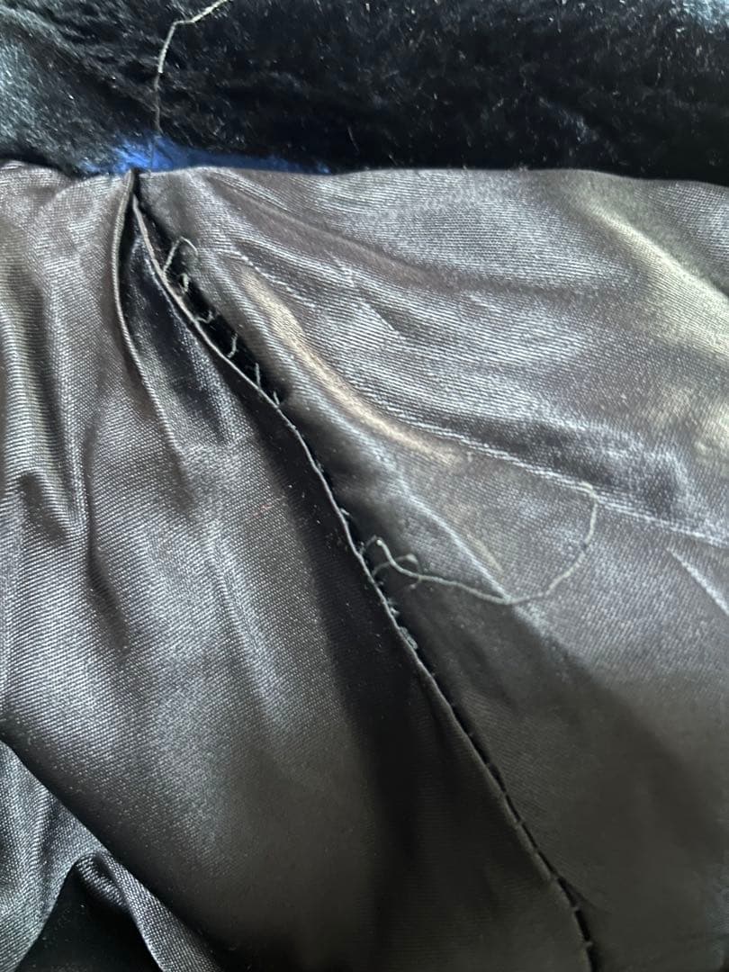 カラフルハート柄フェイクファーコート