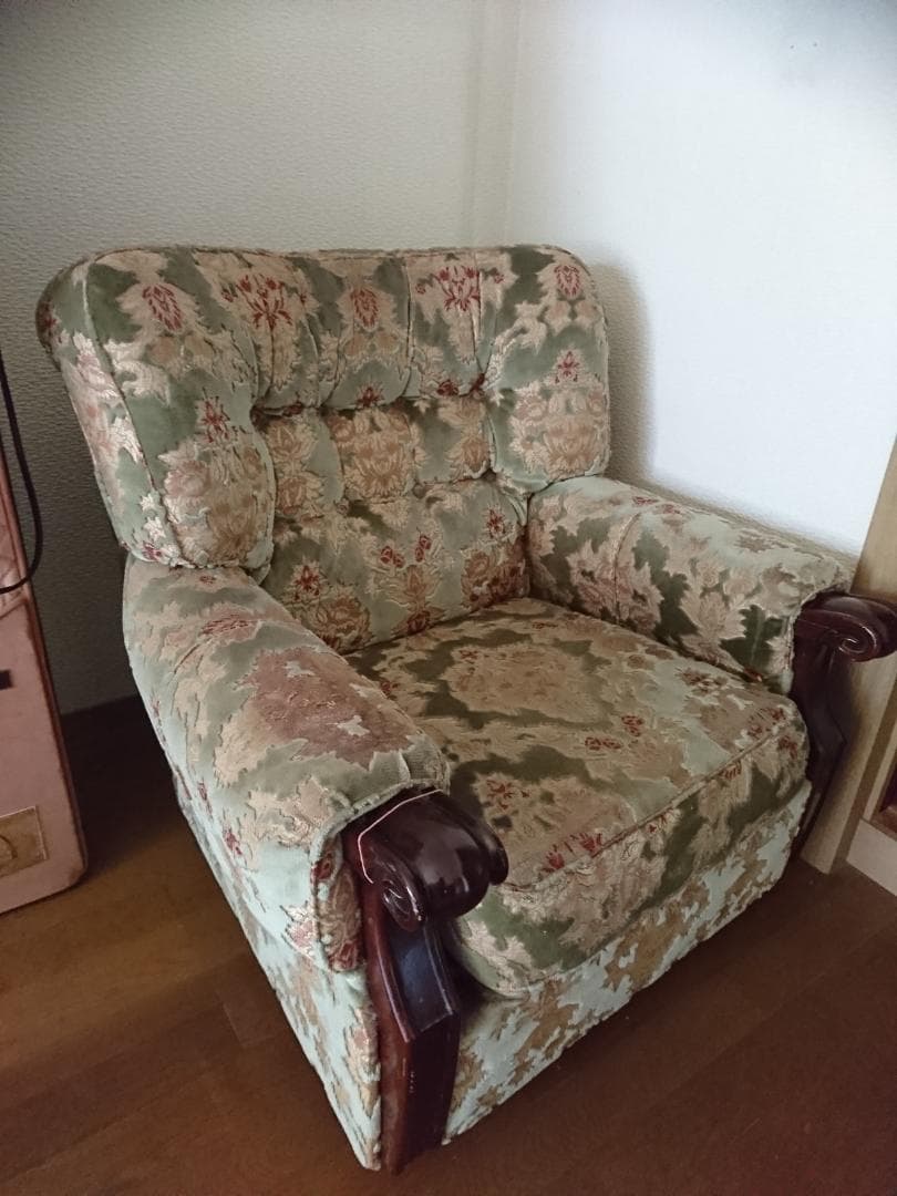 期間限定SALE・カリモク・一人掛けソファー・ヴィンテージ・昭和レトロ・金華山