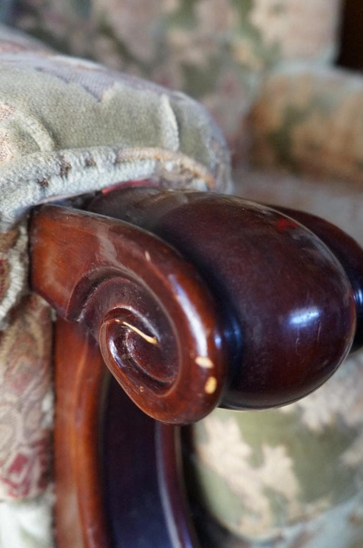 期間限定SALE・カリモク・一人掛けソファー・ヴィンテージ・昭和レトロ・金華山