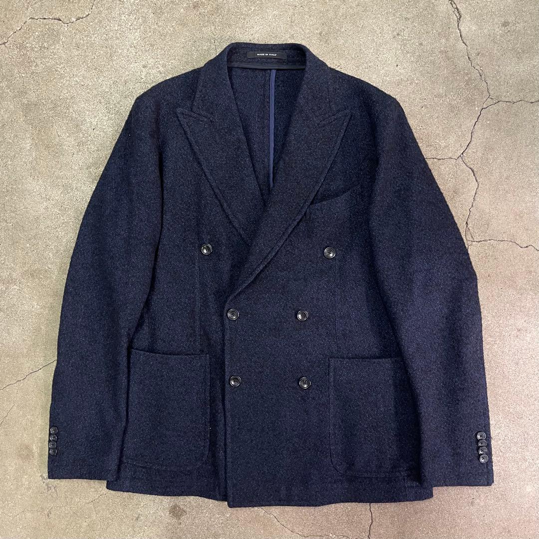 TAGLIATORE 1STN20K ダブル テーラードジャケット ネイビー