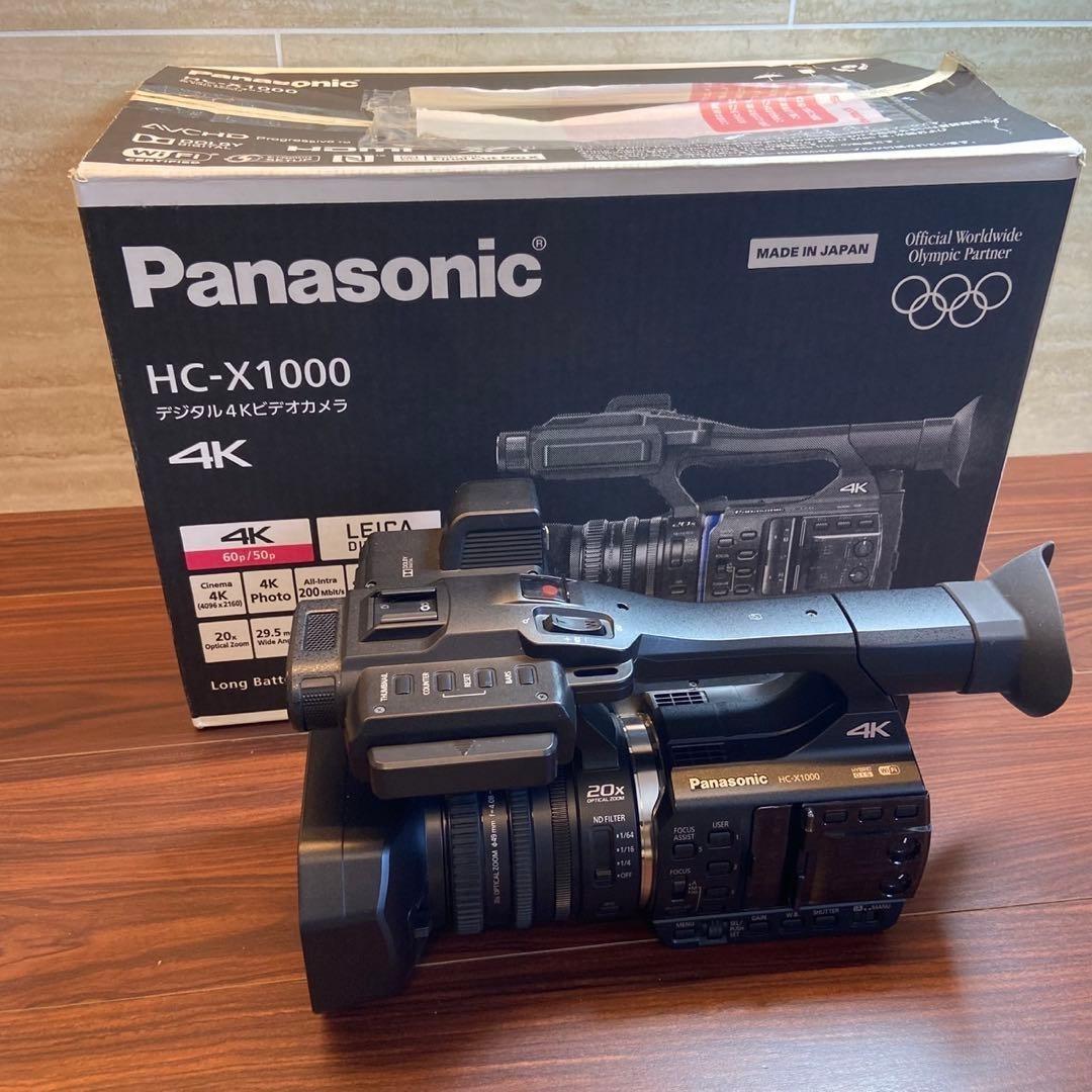 Panasonic HC-X1000 4K ビデオカメラ ほぼ新品 4959