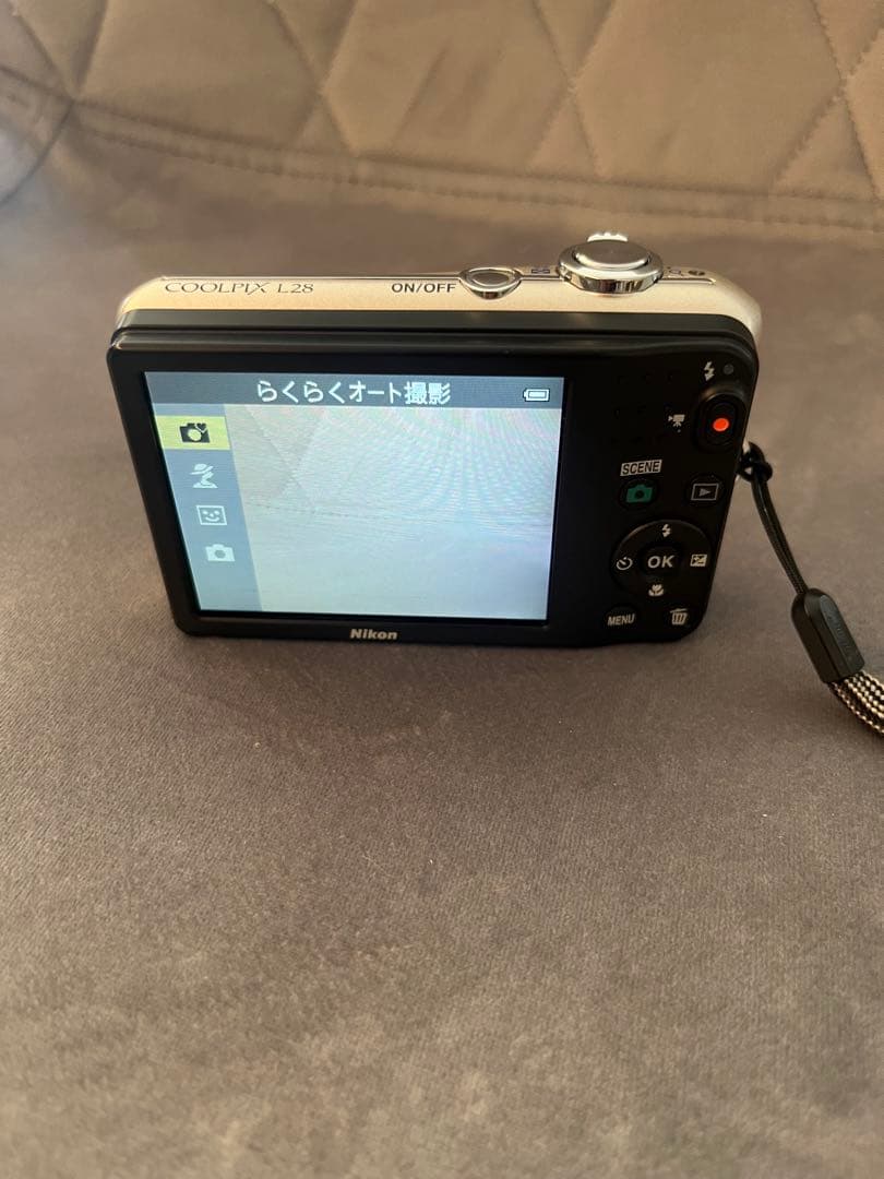 【動作確認済】Nikon COOLPIX L28 シルバー　コンデジ　デジカメ
