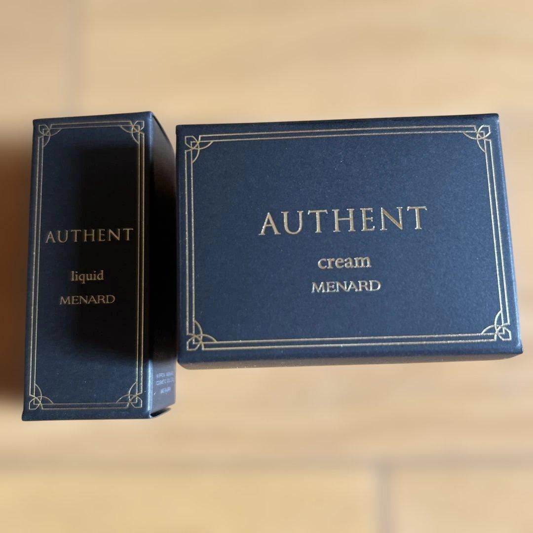 メナードオーセントクリーム7gリクイド10ml